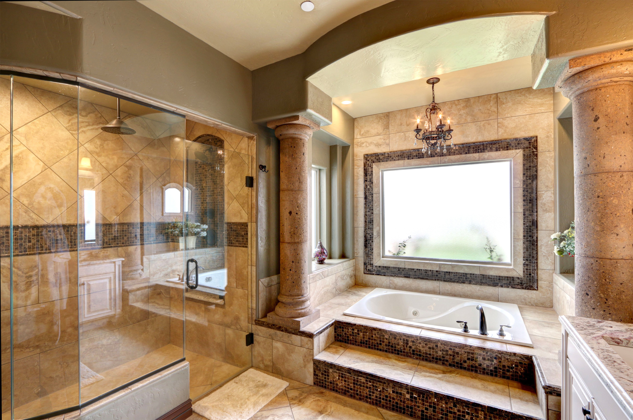 Ocotillo Estates El Paso TX Carravagio Master Bath Shower